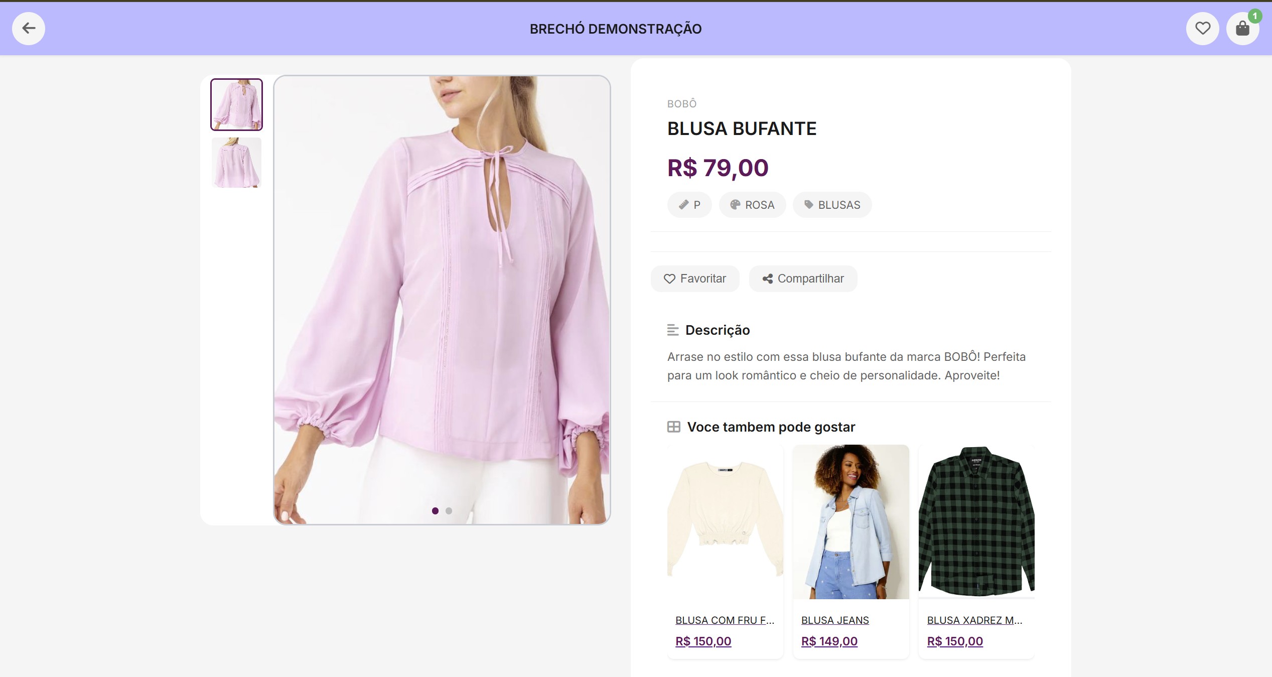 TicTag Shopping Produto